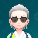 ブローサングラス（ブラック×ブラウン）画像