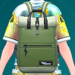 2WAYナイロンリュック（カーキ）画像