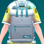 2WAYナイロンリュック（グレー）画像