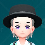 カンカン帽（ブラック）画像