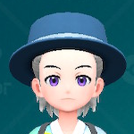 カンカン帽（ブルー）画像