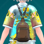 クラシックレザーリュック（ブラウン）画像