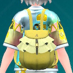 フリルリュック（イエロー）画像