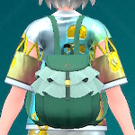 フリルリュック（グリーン）画像