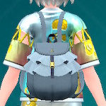 フリルリュック（グレー）画像