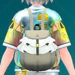 フリルリュック（ベージュ）画像