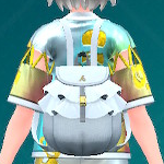 フリルリュック（ホワイト）画像