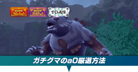 ガチグマのa0厳選方法