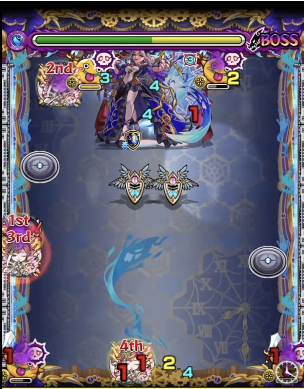 シキノクローネ　ボス2　クロスドクロ発動後