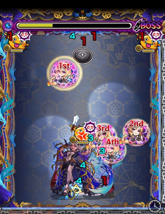 シキノクローネ　ボス3　クロスドクロ発動後