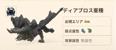 ディアブロス亜種画像