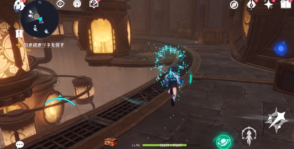 そのままリフトに乗り、降りたら右へ進むと会話進行