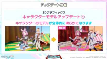 3Dグラフィックスのアプデ内容①