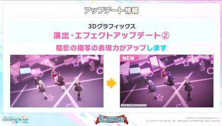 3Dグラフィックスのアプデ内容②