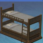 菩提樹材の「強くなる」ベッドの画像