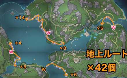 ルエトワール地上ルート