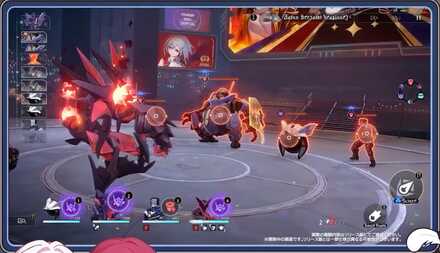 エーテル戦線戦闘画面