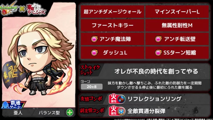 マイキー ステータス