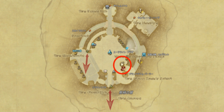 エーテライト・プラザ付近にいるゼロ