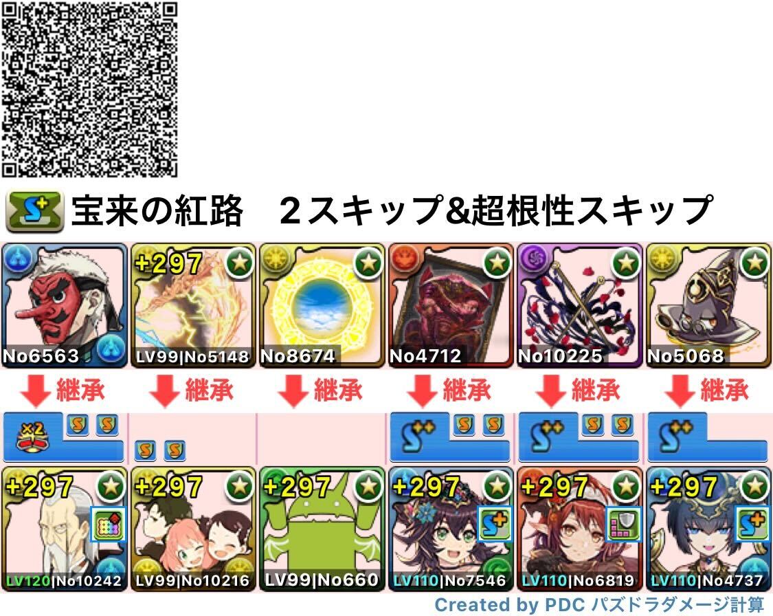 2スキップ＆超根性スキップ編成