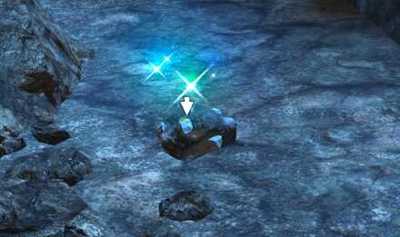 無人島の黄銅鉱の入手オブジェクト画像