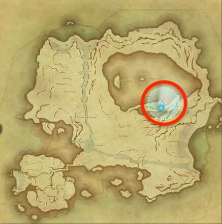 無人島の翠銀砂の採集場所画像