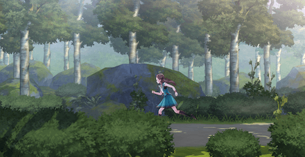 マップを進めて山菜を集める