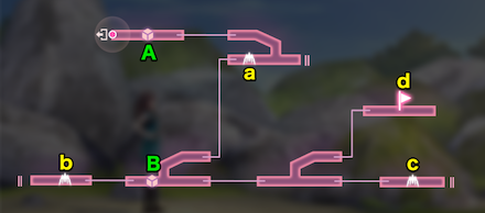 二岐山のマップ