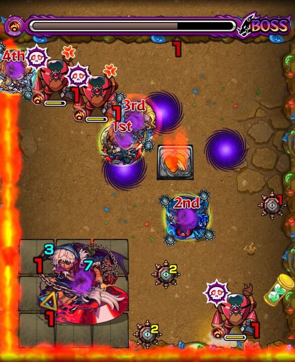 採掘場難　ボス3　クロスドクロ発動後