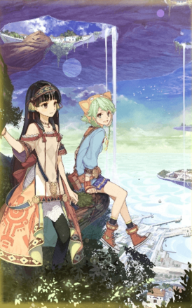 黄昏の海に抱かれての画像