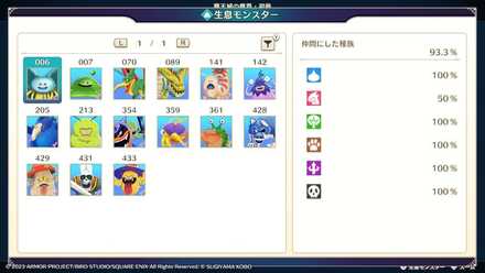 生息モンスター画像