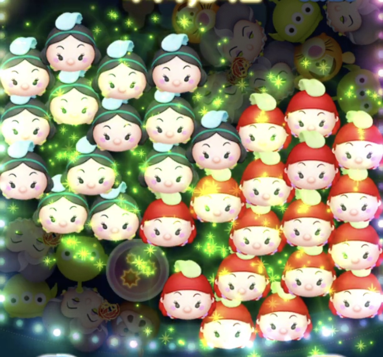 娘たちのツムが出現