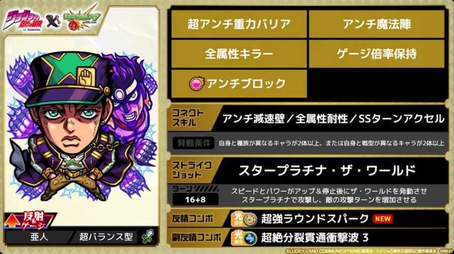 空条承太郎SO ステータス