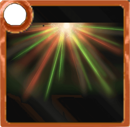 レーザーライトチャームの画像