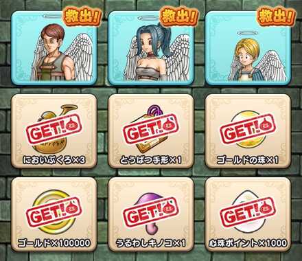 囚われの天使の攻略班Bの結果