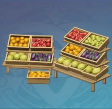 「回廊・お得な果物」の画像