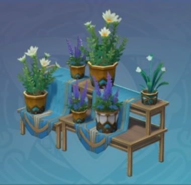 「回廊・目映い花綵」の画像