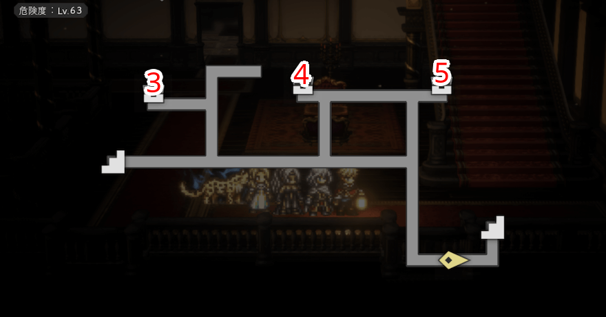 血盟教団の礼拝所 宝箱 位置