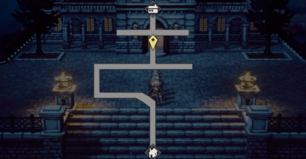 シャンピオ商会の屋敷前