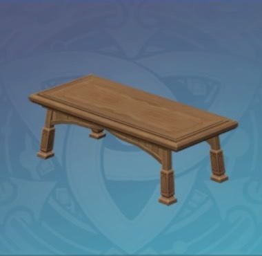 タマリスクの長机・硬材の画像