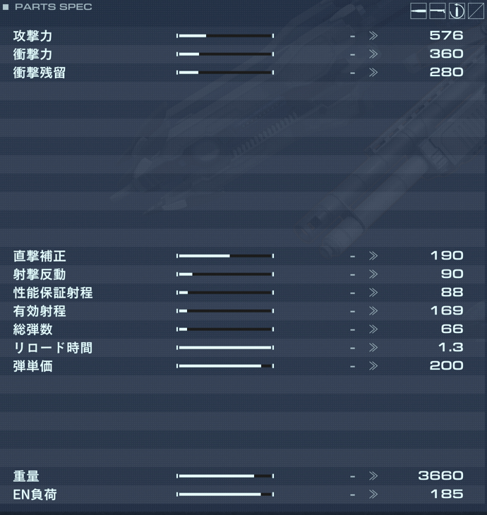 SG-026 HALDEMANの性能