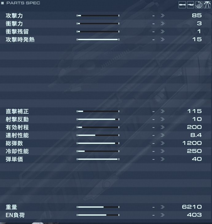 WB-0000 BAD COOKの性能