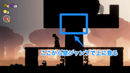 壁ジャンプで上に登りフラワーコイン獲得