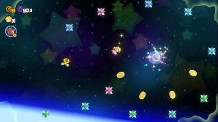 宇宙を最後まで進むとフラワーシード獲得