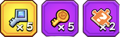 チャレンジバッジ5個報酬