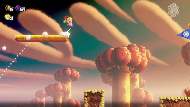 斜め移動する足場から