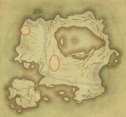 チョコボの場所画像