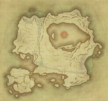 プテラノドンの場所画像