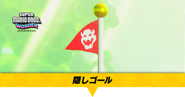 マリオワンダー】隠しゴール/フラワーコイン/ワンダーシードの