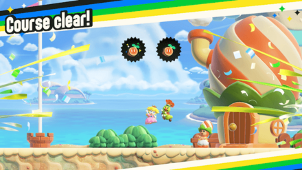 ステージクリアで獲得